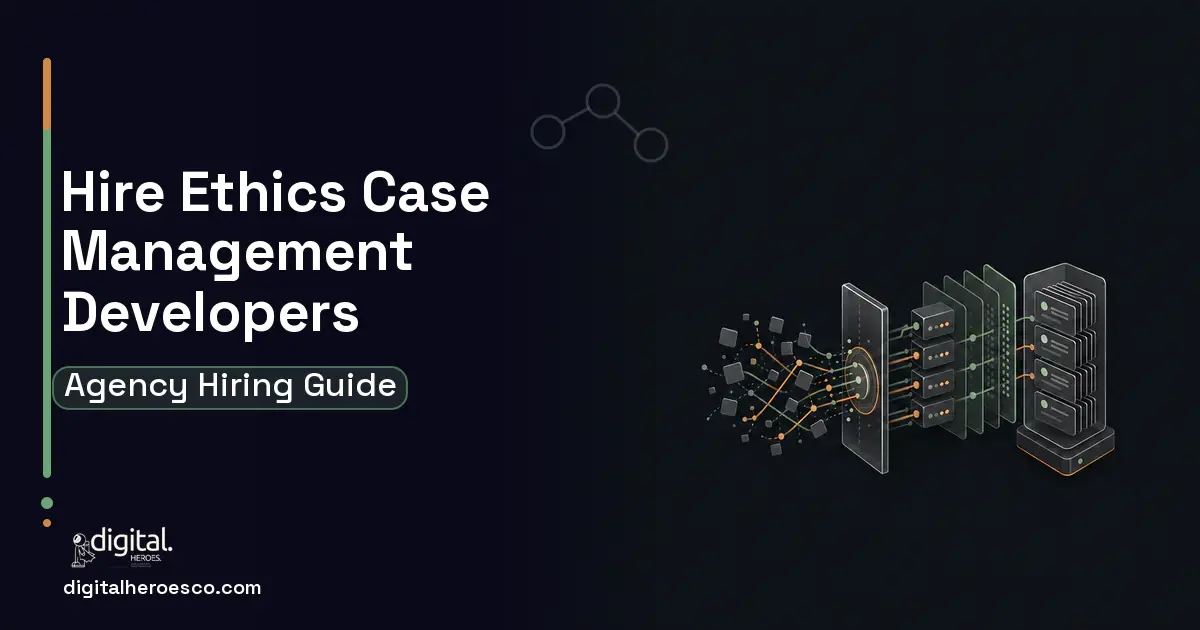 Helpdesk Software workflow illustration for How to Hire an Ethics and Compliance Case Management Development Company.