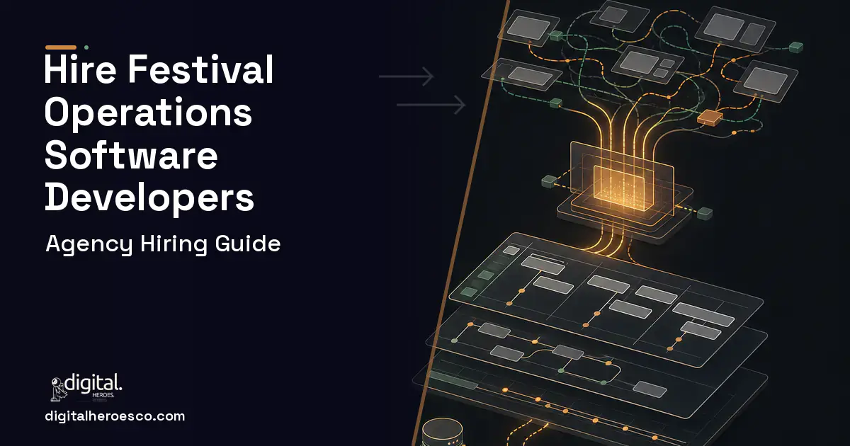 Project Management Software workflow illustration for How to Hire a Festival Operations Software Development Company.