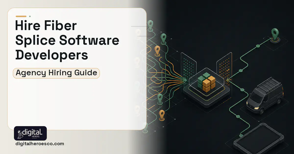 Field Service Software workflow illustration for How to Hire a Fiber Splice Documentation Software Company.