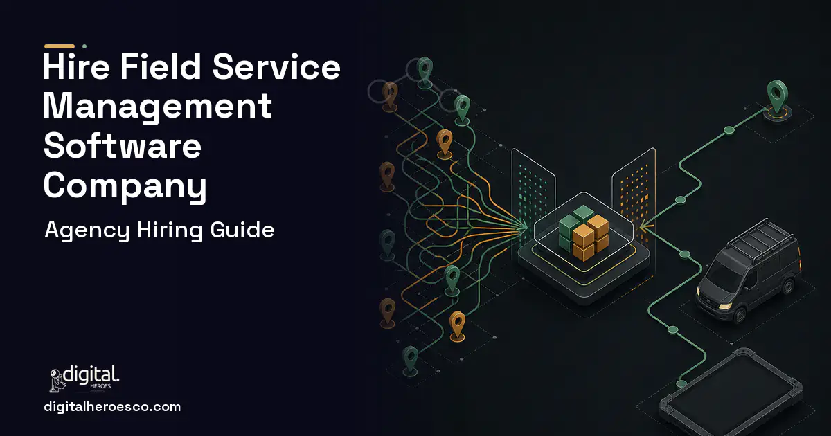 Field Service Software workflow illustration for How to Hire a Field Service Management Software Company.