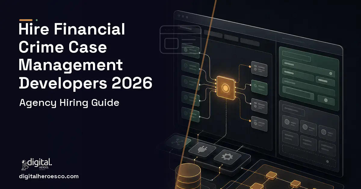 Internal Tools Development product interface illustration for Financial Crime Case Management Software.