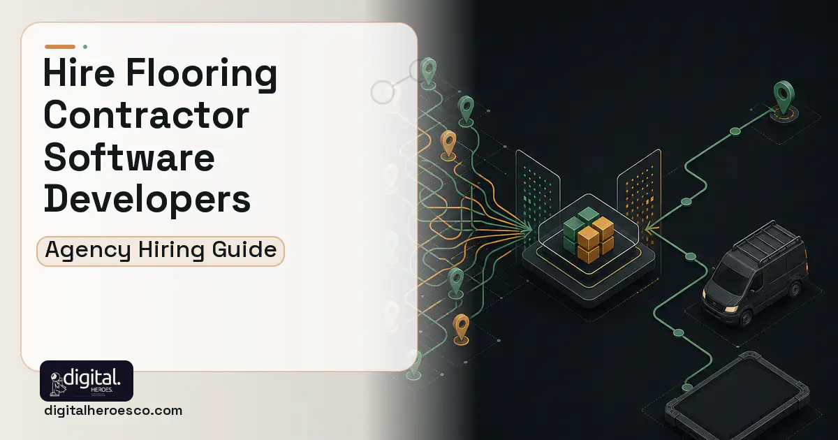 Field Service Software workflow illustration for How to Hire a Flooring Contractor Software Development Company.