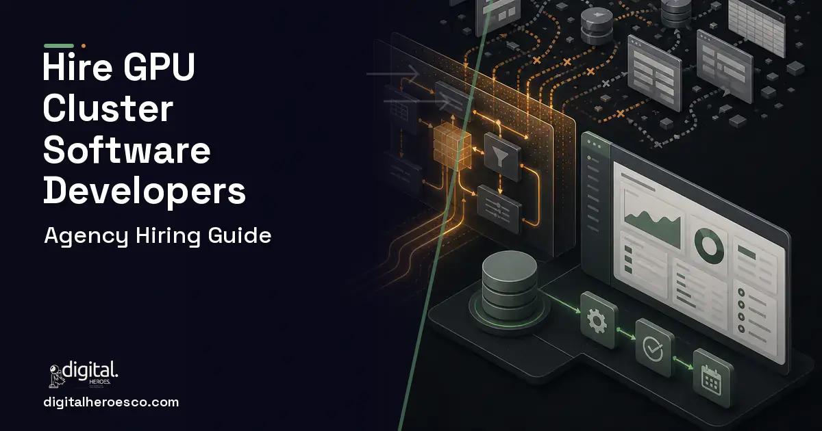 Internal Tools Development workflow illustration for GPU Cluster Scheduling Software.