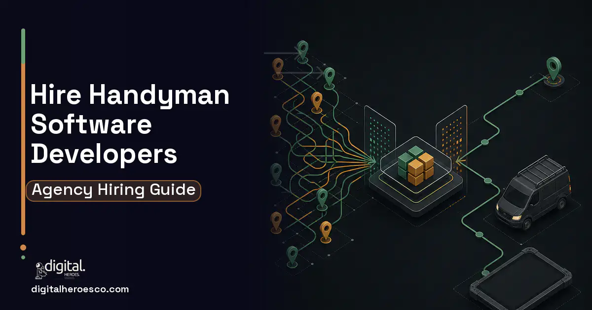 Field Service Software workflow illustration for How to Hire a Handyman Service Software Development Company.
