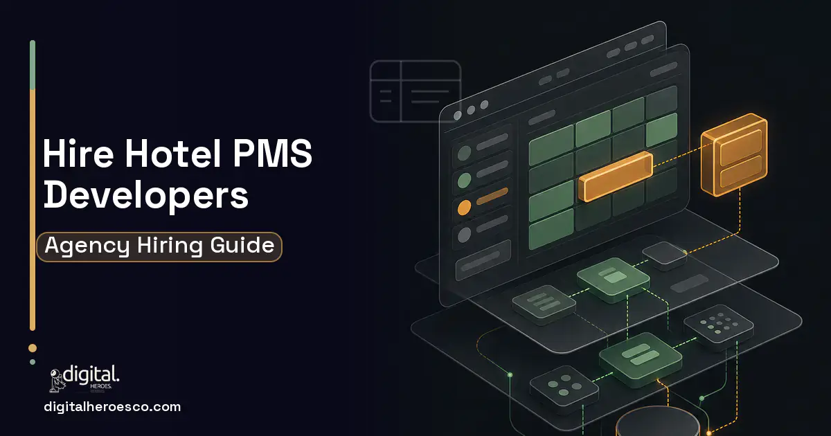 Booking Software product interface illustration for How to Hire a Hotel PMS Development Company.