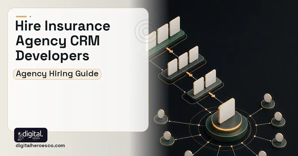 CRM Development software overview illustration for How to Hire a Custom Insurance Agency CRM Development Company.