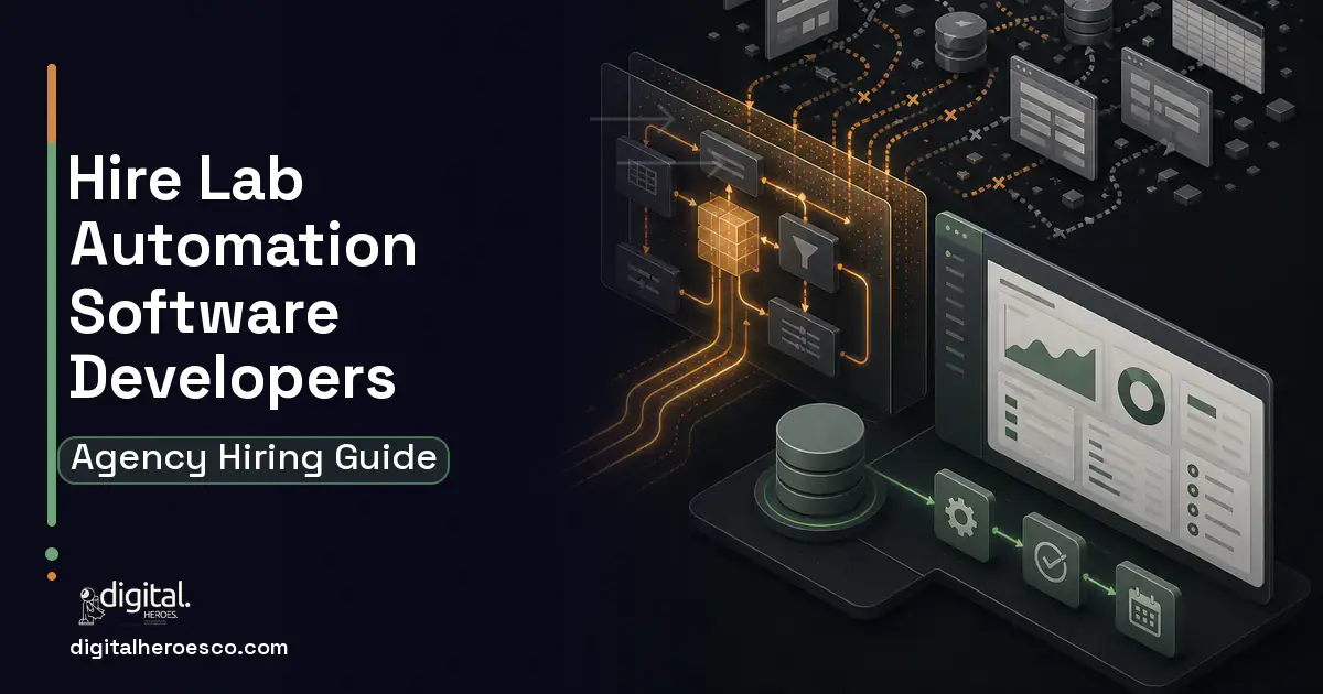 Internal Tools Development workflow illustration for How to Hire a Lab Automation Scheduling Software Company.