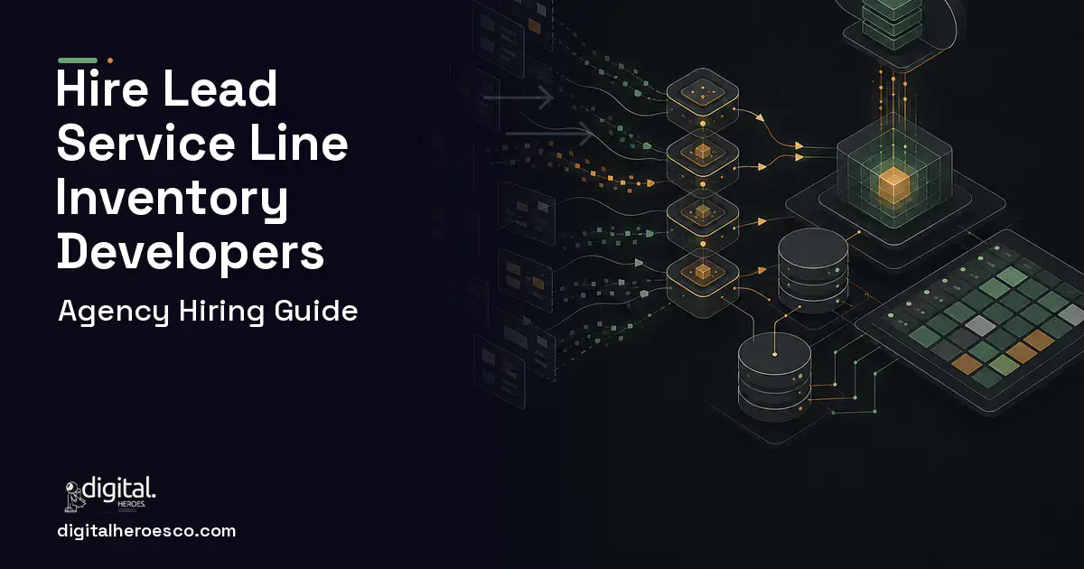 Inventory Software workflow illustration for How to Hire a Lead Service Line Inventory Software Company.