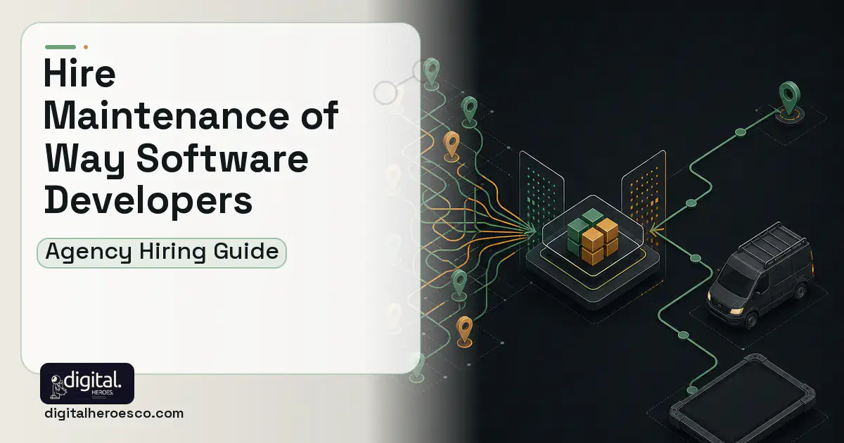 Field Service Software workflow illustration for How to Hire a Maintenance of Way Software Development Company.