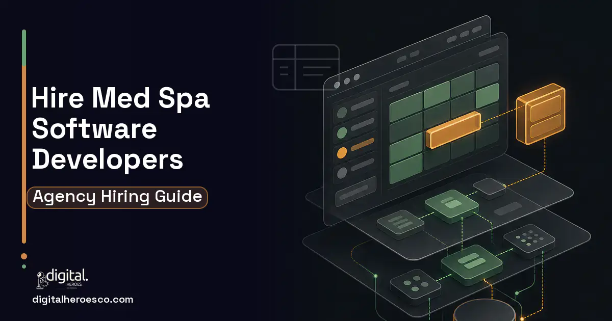 Booking Software product interface illustration for How to Hire a Med Spa Software Development Company.