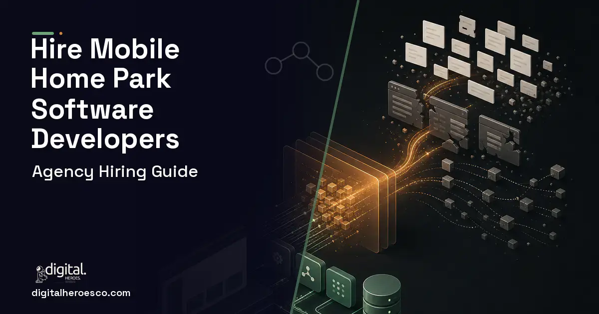 Custom Software Development workflow illustration for How to Hire a Mobile Home Park Software Development Company.