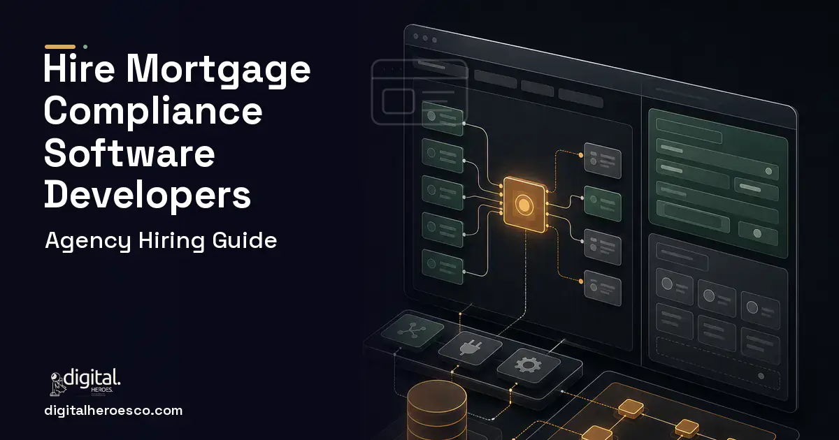 Internal Tools Development product interface illustration for Mortgage Compliance Testing Software.