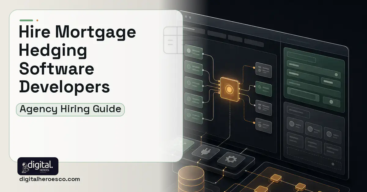 Internal Tools Development product interface illustration for Mortgage Secondary Market Trading Software.