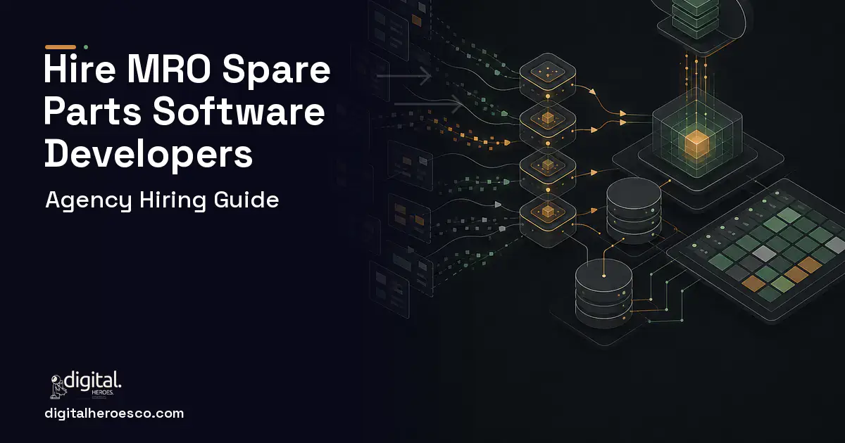 Inventory Software workflow illustration for How to Hire an MRO Spare Parts Optimization Software Development Company.