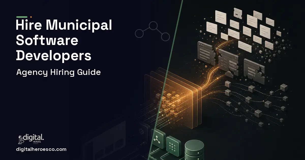 Custom Software Development workflow illustration for How to Hire a Municipal Software Development Company.