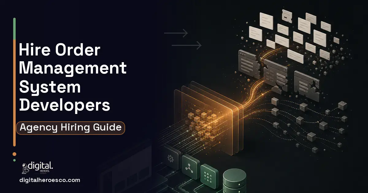 Custom Software Development workflow illustration for How to Hire an Order Management System Development Company.