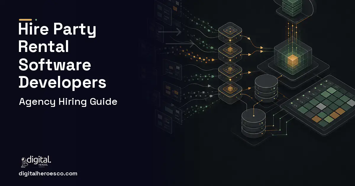 Inventory Software workflow illustration for How to Hire a Party Equipment Rental Software Development Company.