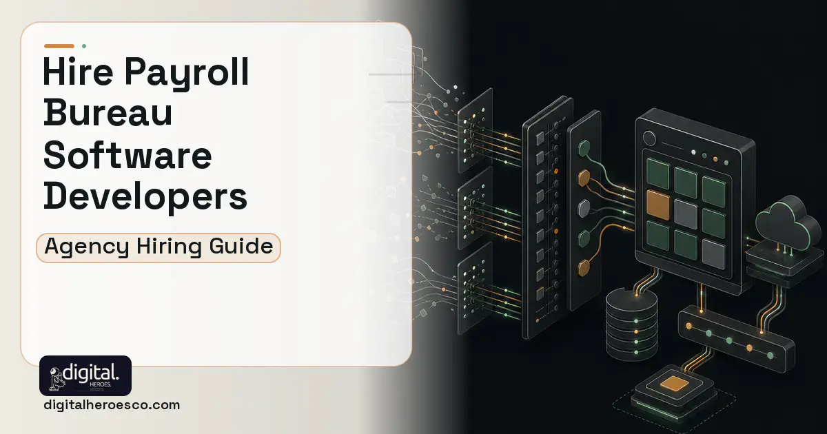 HR Software Development workflow illustration for How to Hire a Payroll Bureau Software Development Company.
