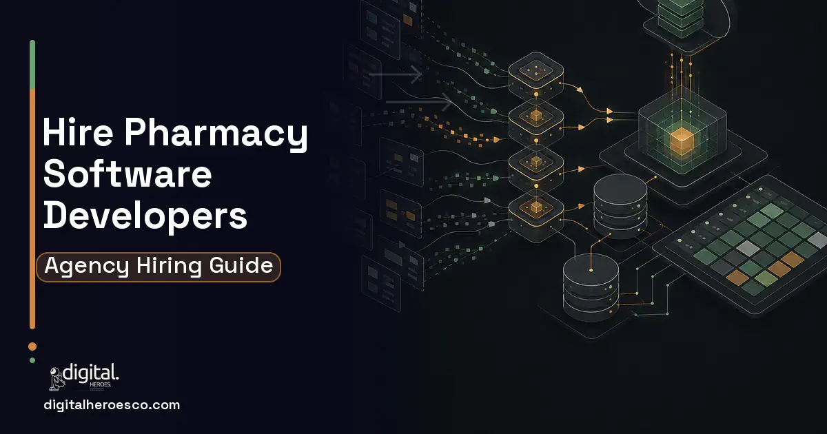 Inventory Software workflow illustration for How to Hire a Pharmacy Software Development Company.