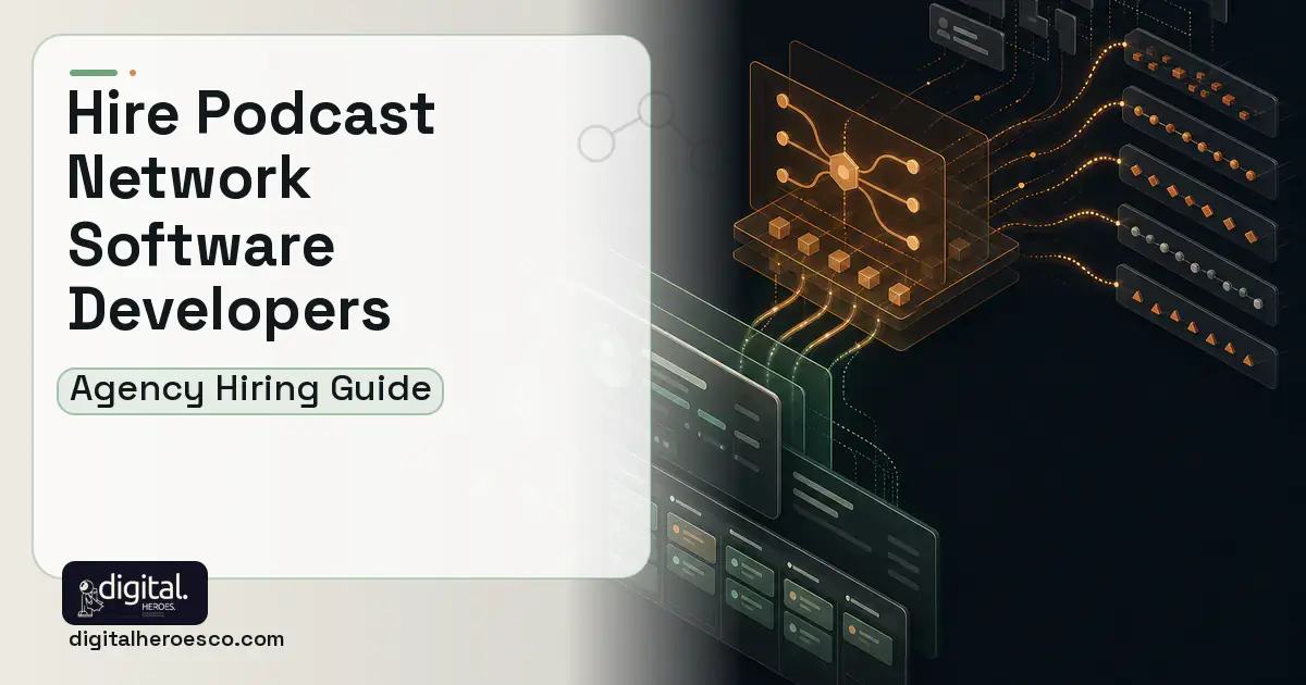 CRM Development workflow illustration for How to Hire a Podcast Network Management Software Development Company.