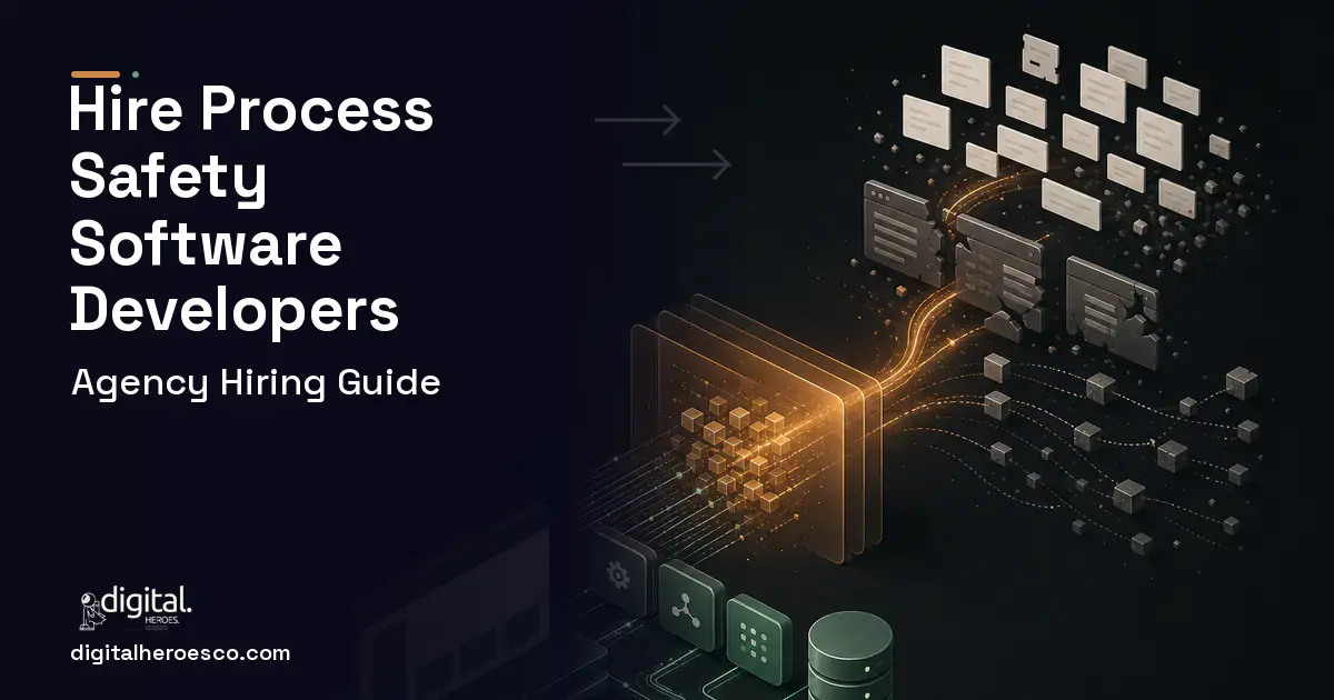Custom Software Development workflow illustration for Process Safety Management Software.