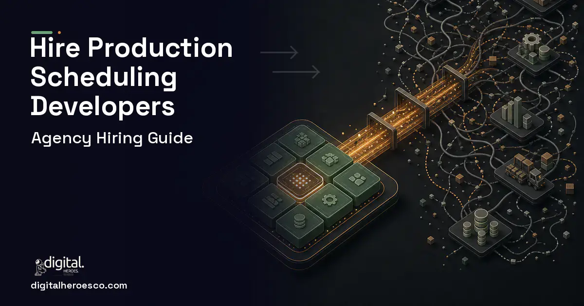 ERP Development workflow illustration for How to Hire a Production Scheduling Software Development Company.