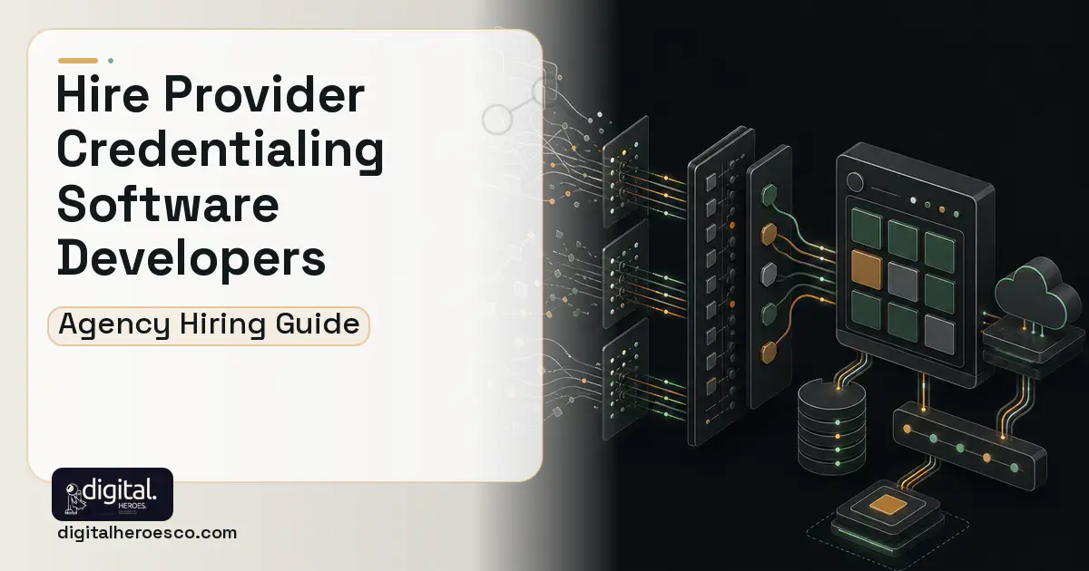 HR Software Development workflow illustration for How to Hire a Provider Credentialing Software Development Company.