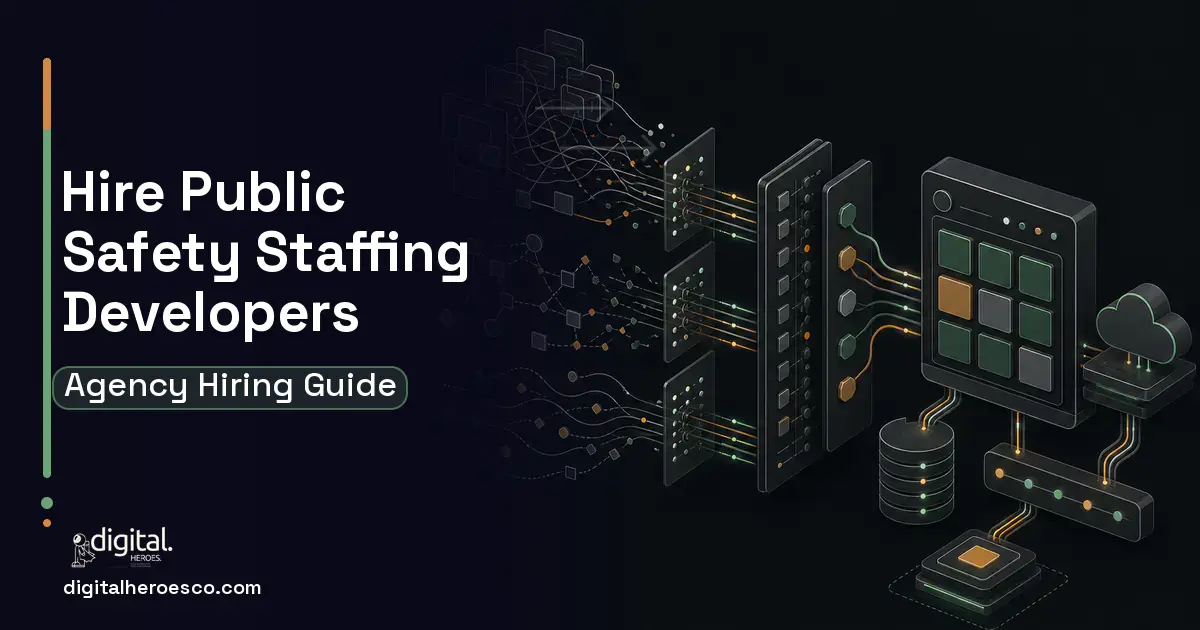 HR Software Development workflow illustration for How to Hire a Public Safety Staffing Software Development Company.
