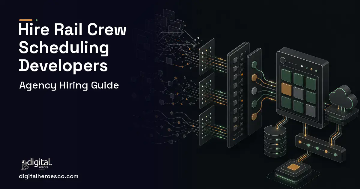 HR Software Development workflow illustration for How to Hire a Rail Crew Scheduling Software Development Company.