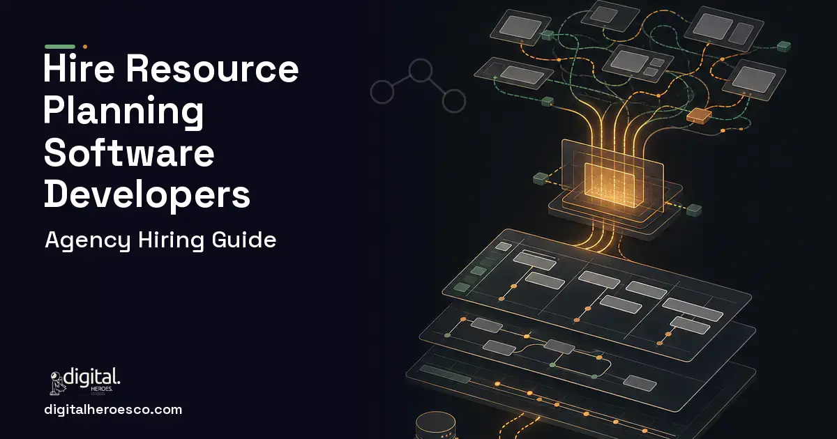 Project Management Software workflow illustration for How to Hire a Resource Planning Software Development Company.