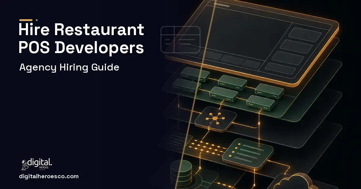 POS System Development product interface illustration for Custom POS System FOR Restaurants.