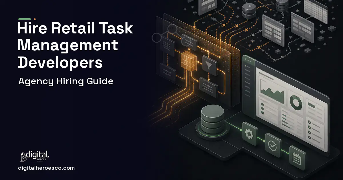 Internal Tools Development workflow illustration for Retail Task Management Software.