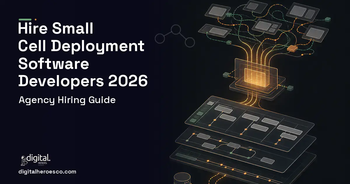Project Management Software workflow illustration for How to Hire a Small Cell Deployment Software Development Company.