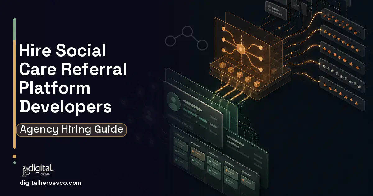 CRM Development workflow illustration for How to Hire a Social Care Referral Platform Development Company.