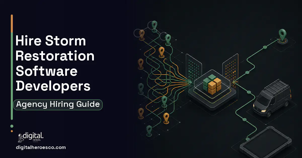 Field Service Software workflow illustration for How to Hire a Storm Restoration and Mutual Aid Software Company.
