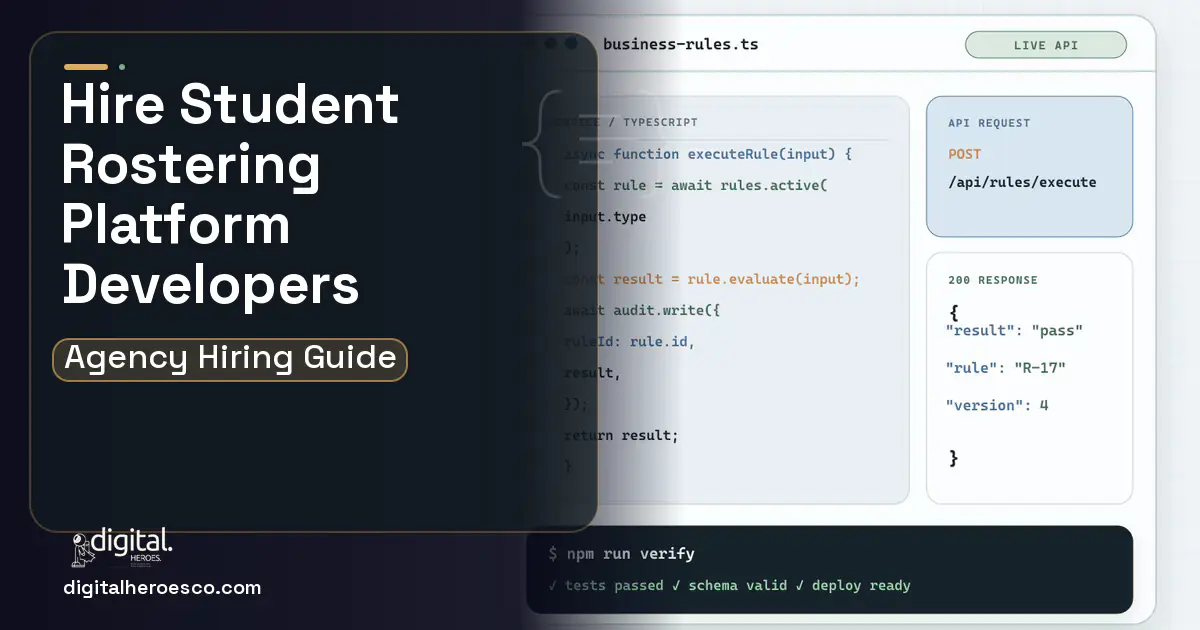 Custom Software Development code editor and API illustration for Student Roster AND Identity Provisioning Platform.