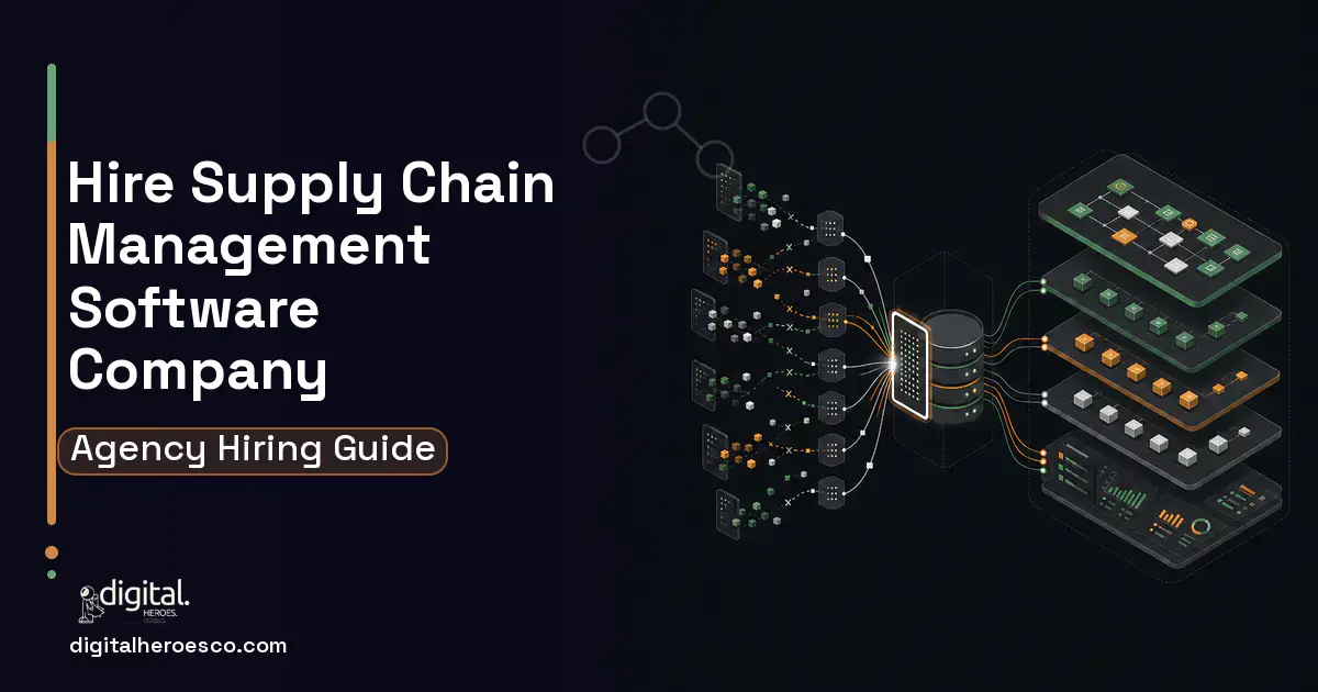 Supply Chain Software workflow illustration for How to Hire a Supply Chain Software Company.