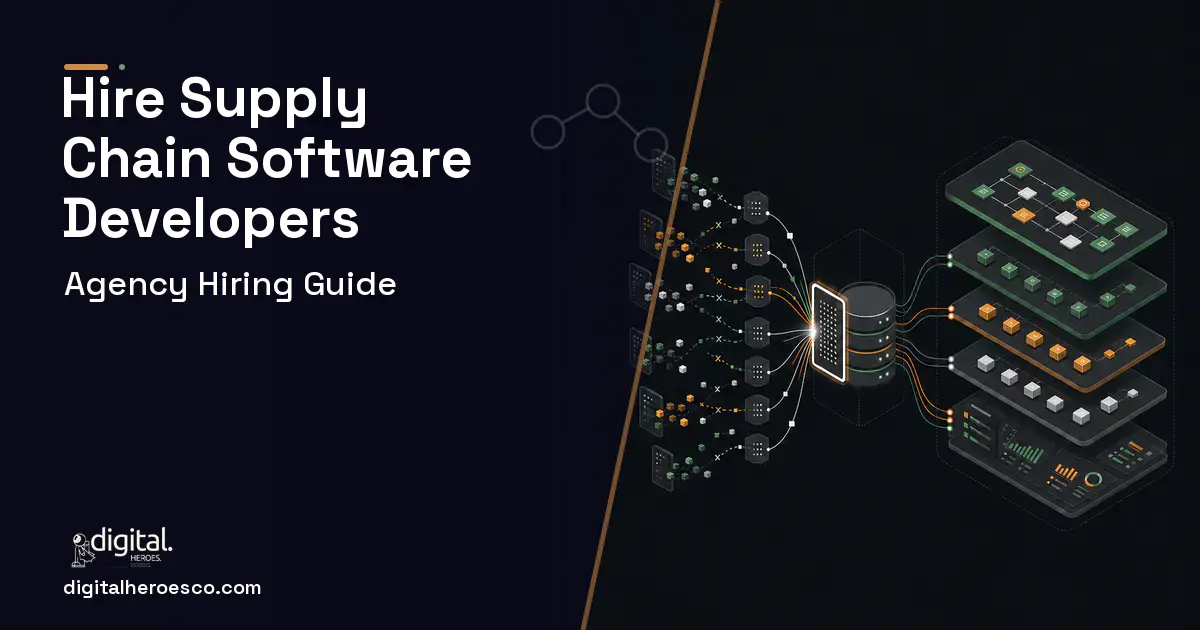 Supply Chain Software workflow illustration for How to Hire a Supply Chain Software Development Company.