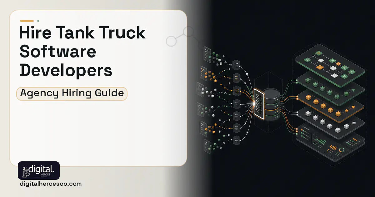 Supply Chain Software workflow illustration for How to Hire a Bulk Liquid Tank Truck Software Development Company.