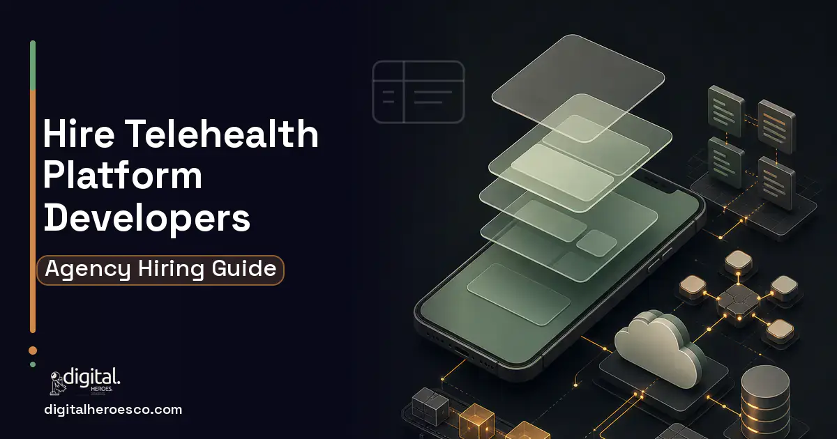 Mobile App Development product interface illustration for How to Hire a Telehealth Platform Development Company.