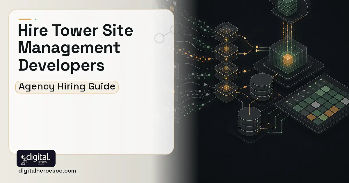 Inventory Software workflow illustration for How to Hire a Tower Site Management Software Development Company.