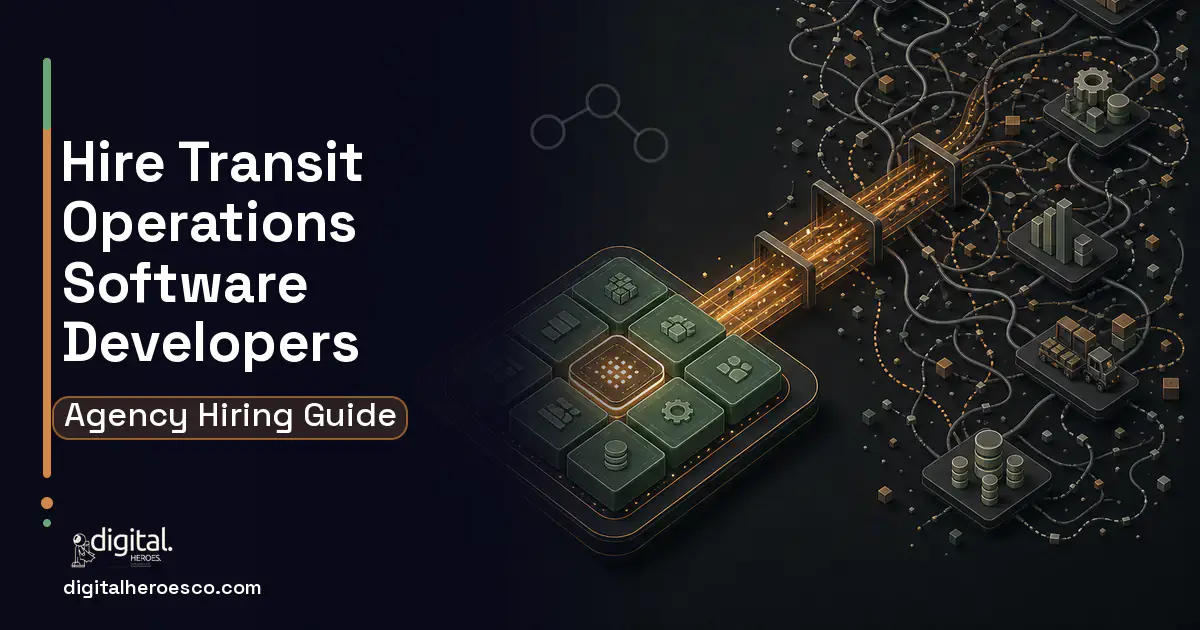 ERP Development workflow illustration for How to Hire a Transit Operations Software Development Company.