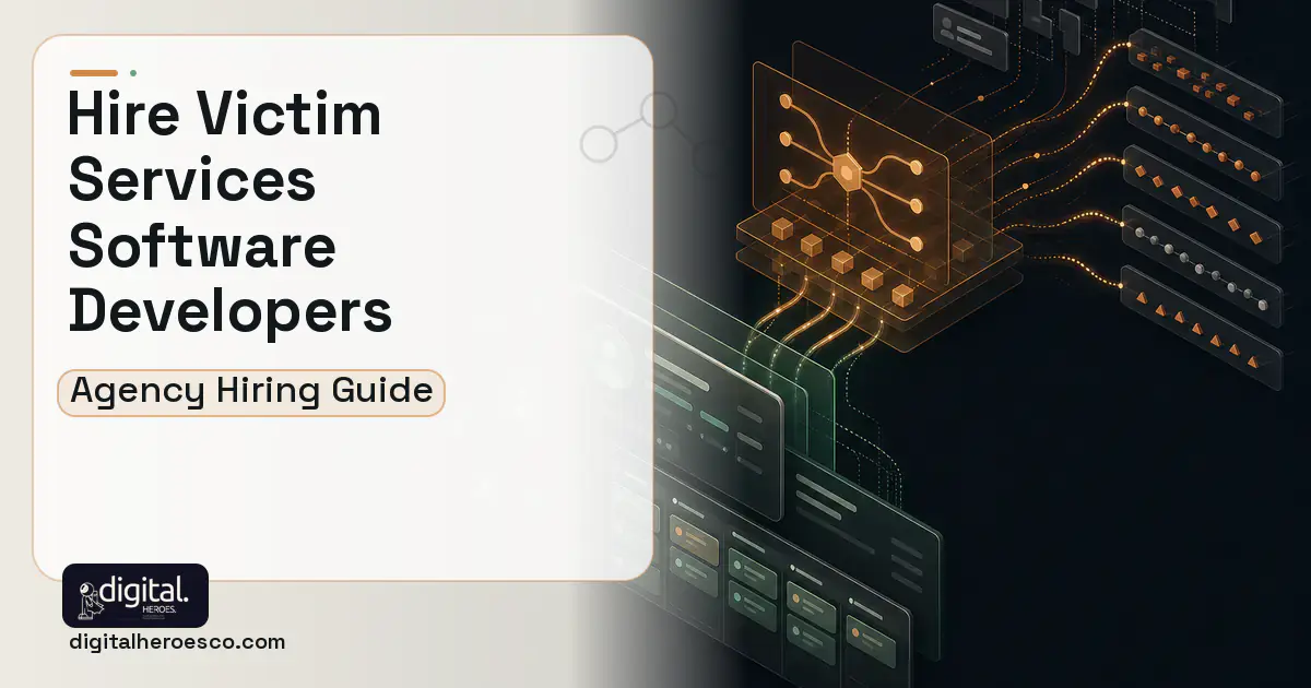 CRM Development workflow illustration for How to Hire a Victim Services Case Management Development Company.