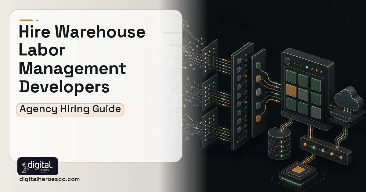 HR Software Development workflow illustration for How to Hire a Warehouse Labor Management Software Development Company.