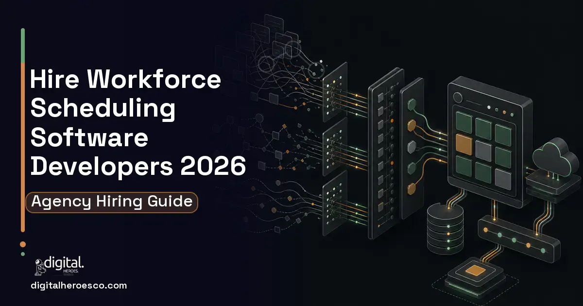 HR Software Development workflow illustration for How to Hire a Workforce Scheduling Software Development Company.