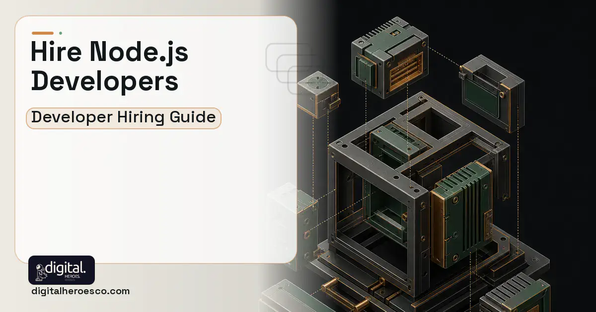 Custom Software Development software overview illustration for Hire Node.js Developers.