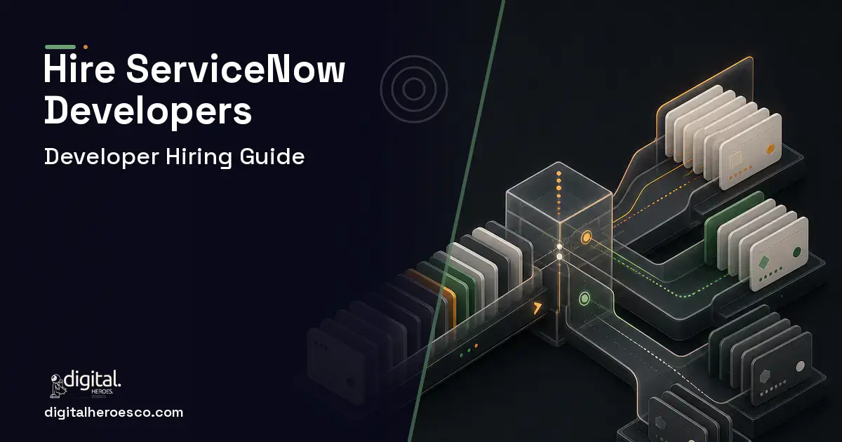 Helpdesk Software software overview illustration for Hire ServiceNow Developers.