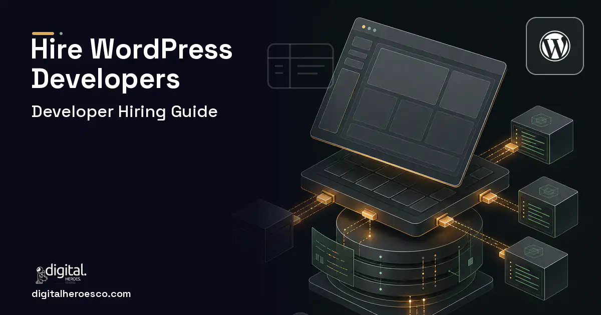 WordPress Development product interface illustration for Hire WordPress Developers.