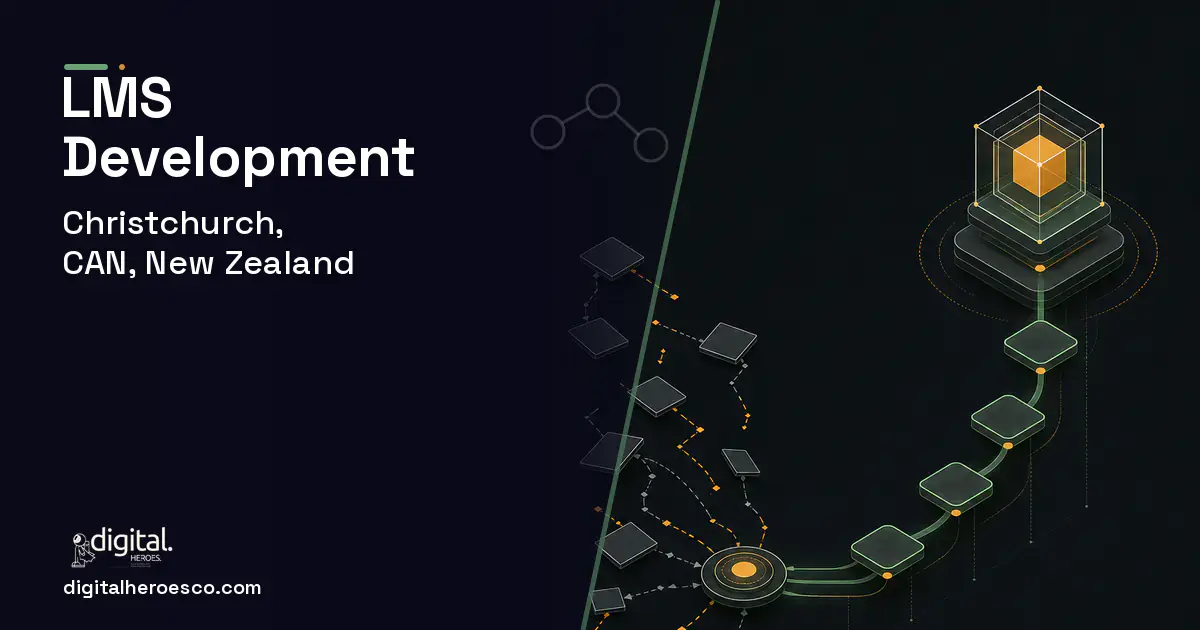 LMS Development workflow illustration for Christchurch, CAN, New Zealand.
