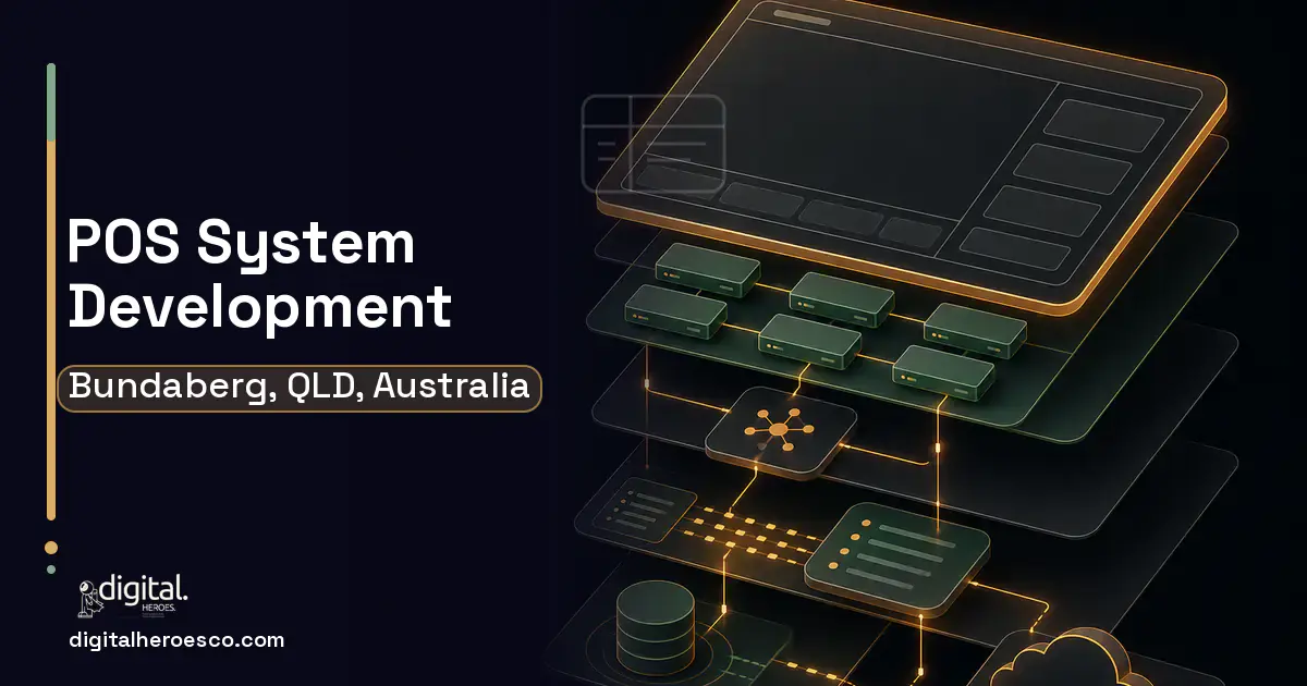 POS System Development product interface illustration for Bundaberg, QLD, Australia.